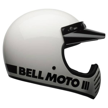 Kask BELL Moto-3 Classic White