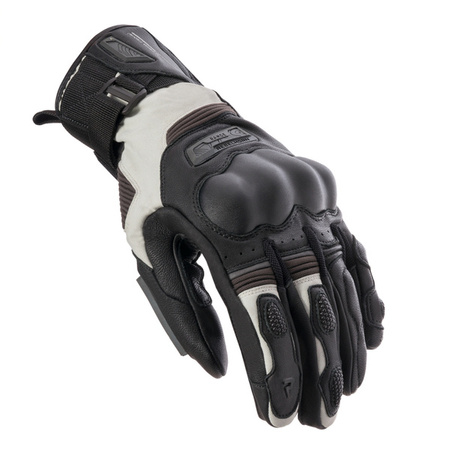 Rękawice skórzane REBELHORN RANGE black/light grey