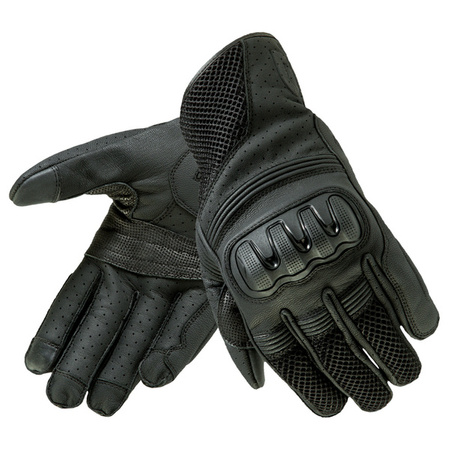 Rękawice Skórzano-Tekstylne OZONE Town II Lady Ce Black