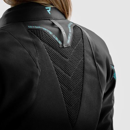 Kurtka Tekstylna Rebelhorn Jax Lady Black/Blue Lagoon