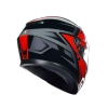 AGV K3 Compound Black/Red – Kask Integralny ECE22.06
