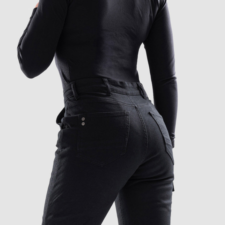 Spodnie Jeans OZONE Jane Lady Jogger Fit Black L30