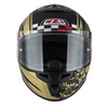 KASK MOTOCYKLOWY NZI TRENDY STREAM FLAG BLACK GOLD MATT