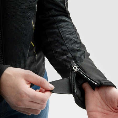 Kurtka Tekstylna Rebelhorn Jax Lady Black/Fluo Yellow