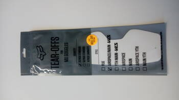 Zrywki Tear-Off Do Gogli FOX Airspace/Main Ii Std Tear Off Clear