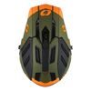 KASK ROWEROWY O'NEAL BACKFLIP STRIKE BLACK/ORANGE/OLIVE
