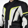 Kurtka Tekstylna OZONE Sahara Black/Grey/Fluo Yellow