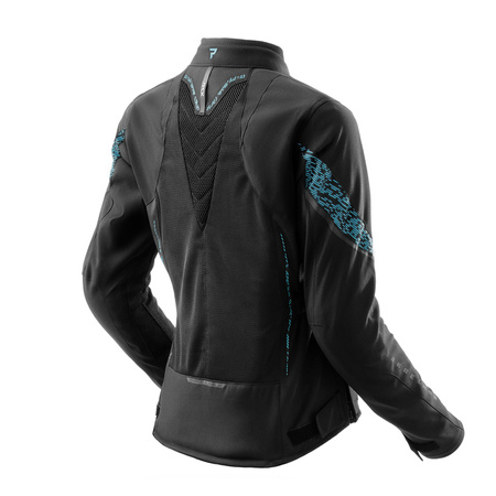 Kurtka Tekstylna Rebelhorn Jax Lady Black/Blue Lagoon
