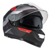 KASK MOTOCYKLOWY NZI EURUS 4 STREAM DUO VANGUARD BLACK ANTRACITE RED TINTED S MATT