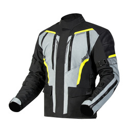 Kurtka Tekstylna OZONE Tour III Black/Grey/Fluo Yellow