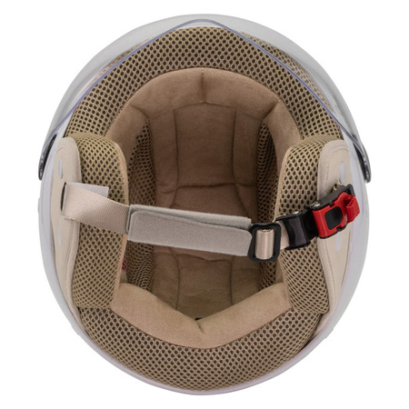 KASK MOTOCYKLOWY NZI PASARELA CONSTELACIÓN AMARILLA