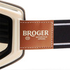 Gogle BROGER Montana White Matt/Black/Grey Os