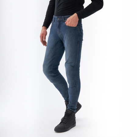 Spodnie jeans REBELHORN Nomad Tapered fit washed blue L34