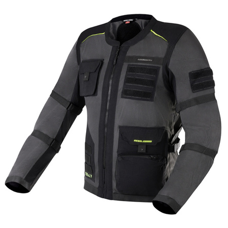 Kurtka tekstylna REBELHORN BRUTALE Dark Grey/Black