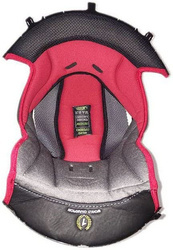 Wyściółka kasku X-LITE kolor czerwony, rozmiar M X802/X802R/X802R ULTRA