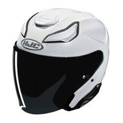 Kask motocyklowy otwarty HJC F31 Solid Pearl White