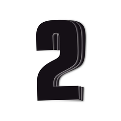 Naklejki Numer Startowy Motocykla 3 szt BLACKBIRD RACING