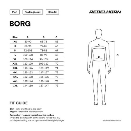 Kurtka tekstylna REBELHORN BORG Black