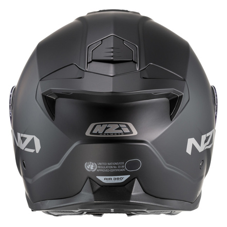KASK MOTOCYKLOWY NZI COMBI 3 DUO MATT BLACK