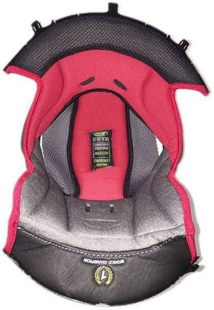 Wyściółka kasku X-LITE kolor czerwony, rozmiar M X802/X802R/X802R ULTRA