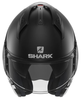 Kask motocyklowy modułowy SHARK EVO GT BLANK Czarny Mat