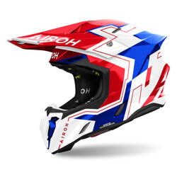 Kask AIROH Twist 3 Dizzy Blue/Red Gloss