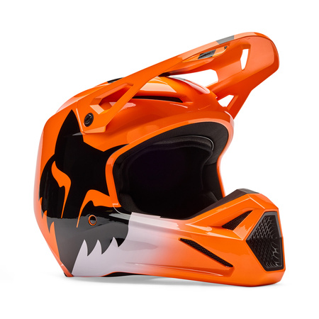 Kask motocrossowy Fox V1 Shield Fluo Orange