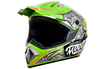 Kask Crossowy MD-905 Seledynowy – na rower i hulajnogę