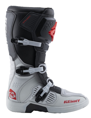 Kenny Racing Track – Buty Off-Road / Enduro / Cross Szaro-Czerwone
