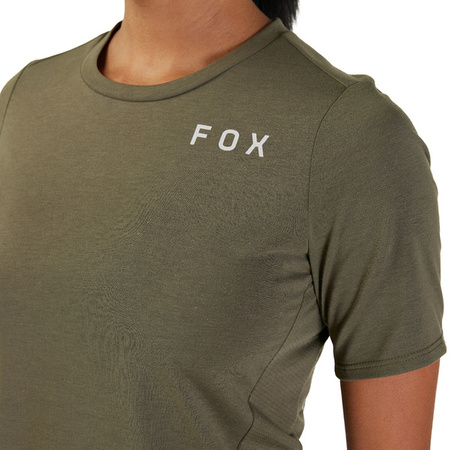 Koszulka Rowerowa FOX Lady Ranger Drirelease Alyn Olive Green