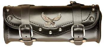 Wałek Piórnik motocyklowy 04 SKÓRA SUZUKI CHOPPER