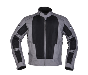 Przewiewna letnia kurtka motocyklowa Veo Air Modeka Szaro-Czarna