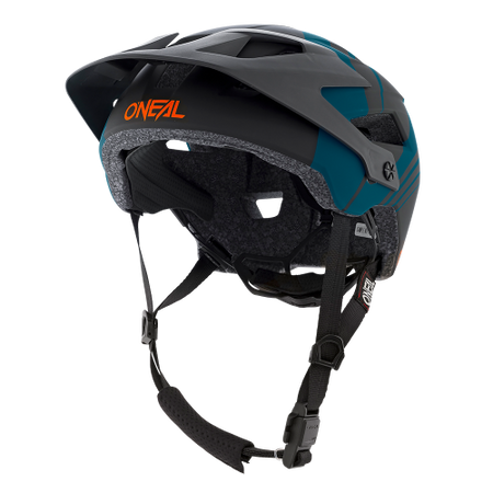 KASK ROWEROWY O'NEAL DEFENDER NOVA PETROL/ORANGE