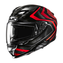 Kask Hjc F71 Carbon Nevio Black/Red