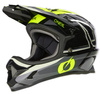 Kask Rowerowy O'NEAL SONUS Split Czarny/Neonowy Żółty MTB Enduro Downhill ABS Fidlock