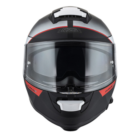 KASK MOTOCYKLOWY NZI EURUS 4 STREAM DUO VANGUARD BLACK ANTRACITE RED TINTED S MATT