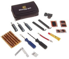 Zestaw naprawczy koła duży + pokrowiec