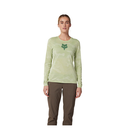 Koszulka Rowerowa Z Długim Rękawem Fox Lady Ranger Tru Dri Cactus