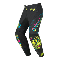 SPODNIE JUNIORSKIE O'NEAL ELEMENT RANCID V.26 BLACK/NEON YELLOW