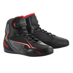 Buty turystyczne FASTER-3 ALPINESTARS kolor czarny/czerwony/szary