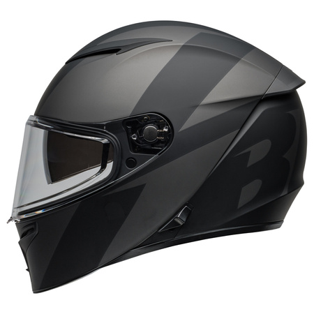 KASK MOTOCYKLOWY BELL LITHIUM ECE6 SHEAR MATTE BLACK METALLIC BLACK