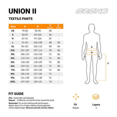 Spodnie Tekstylne OZONE Union II Black
