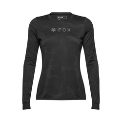 Koszulka Rowerowa Z Długim Rękawem Fox Lady Ranger Tru Dri Black