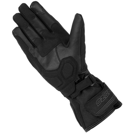 Rękawice Skórzano-Tekstylne OZONE Touring Wp Lady Black