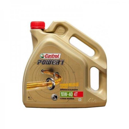 Olej do motocykla 10W50 4L CASTROL POWER 1 RACING 4T (6)