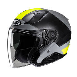 Kask motocyklowy otwarty na skuter/chopper'a HJC Rpha31 Chelet Silver/Yellow