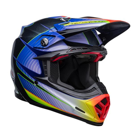 Kask motocyklowy off road BELL Moto-9s Flex Pro Circuit 23 Silver Metallic Flake
