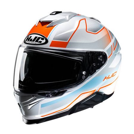 Kask motocyklowy integralny HJC I71 Iorix Silver/Orange