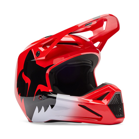 Kask motocrossowy Fox V1 Shield Fluo Red