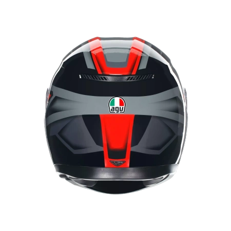 AGV K3 Compound Black/Red – Kask Integralny ECE22.06